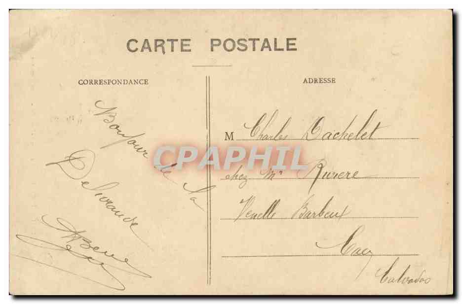 La Délivrande - La Sainte-Famille - Cour d'entrée — Rückseite