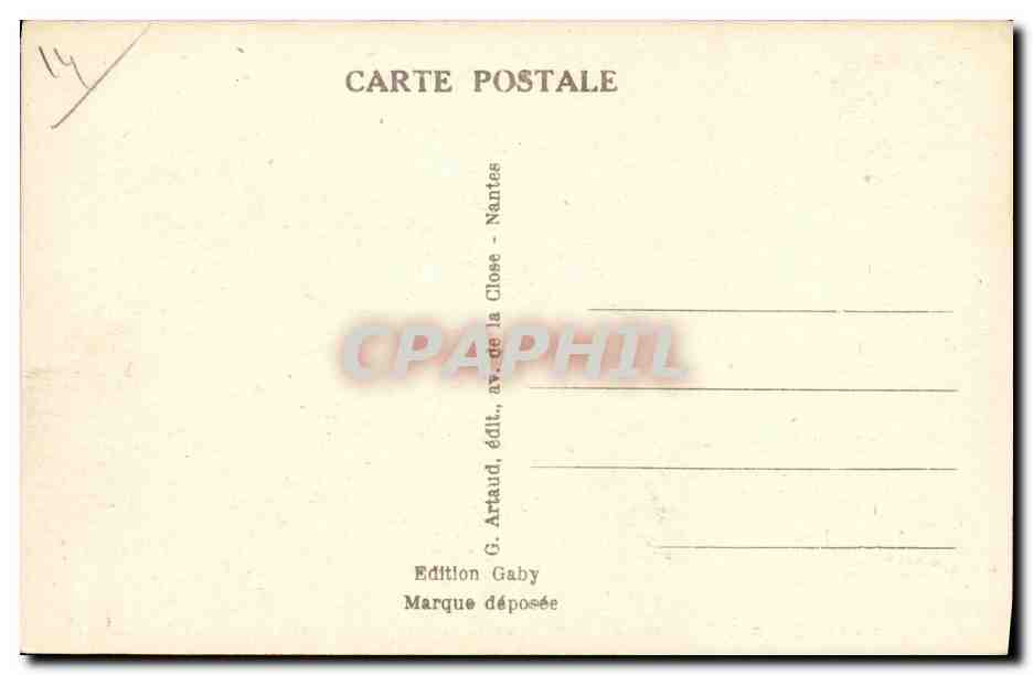 La Délivrande (Calvados) — Intérieur de la Basilique — La Vierge noire et l'Autel — Verso