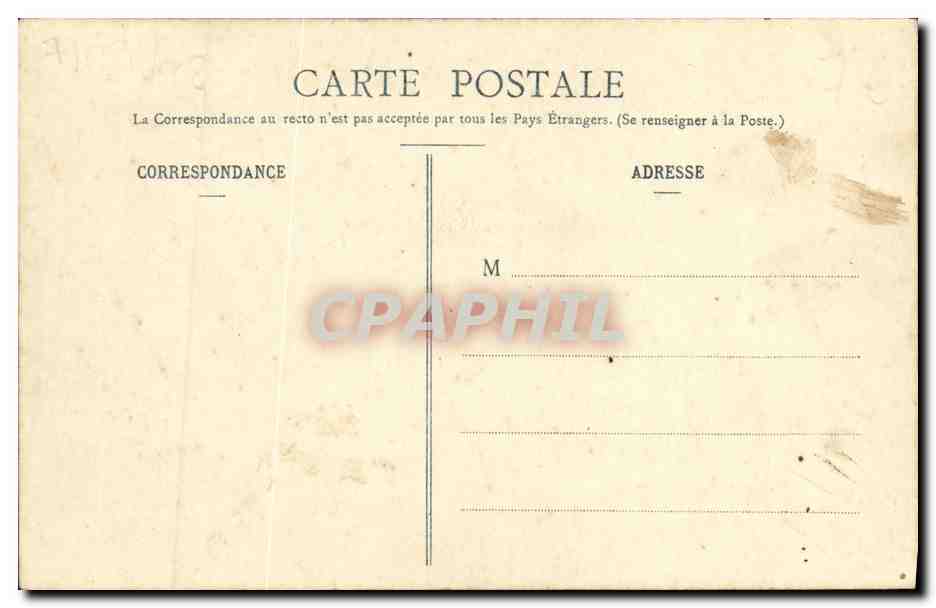 Monseigneur LEMONNIER — Évêque de Bayeux et Lisieux — Fillion photo - Lisieux — Verso