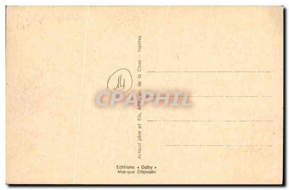 La Délivrande (Calvados) — La Basilique — Hauteur des flèches : 53 mètres — SABY — Verso