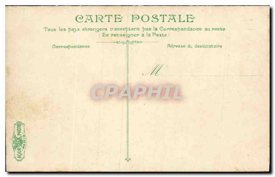 CPA Dives sur Mer Les bords du Canal — Verso