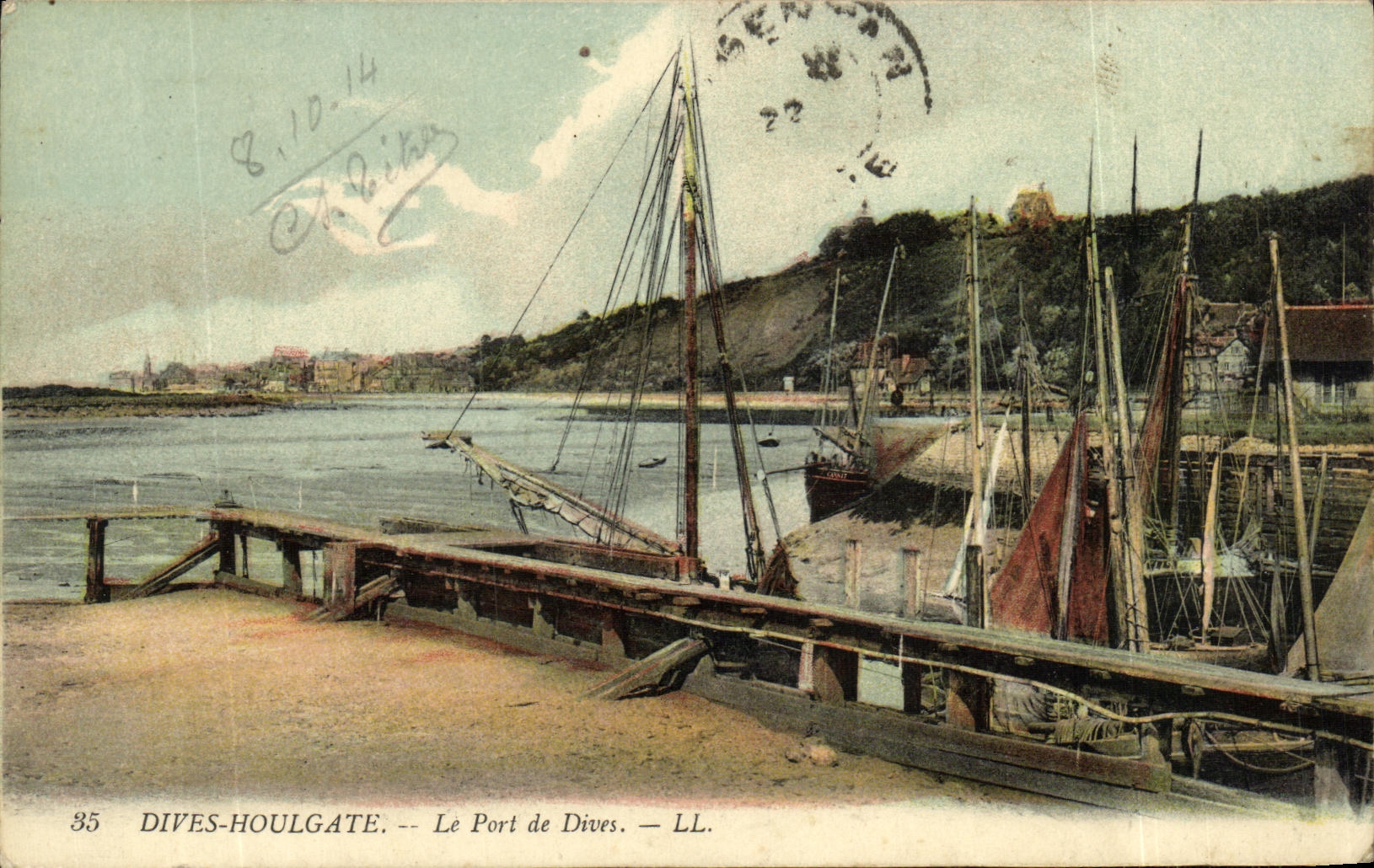CPA Dives Houlgate Le Port de Dives Bateaux