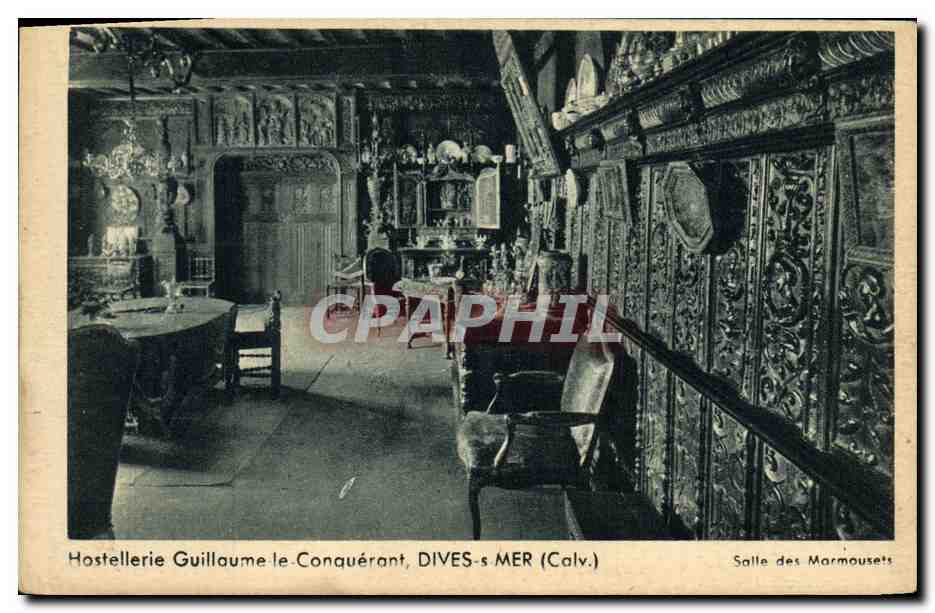 Salle des Marmousets — Hostellerie Guillaume le Conquérant, Dives-s-Mer (Calv.)