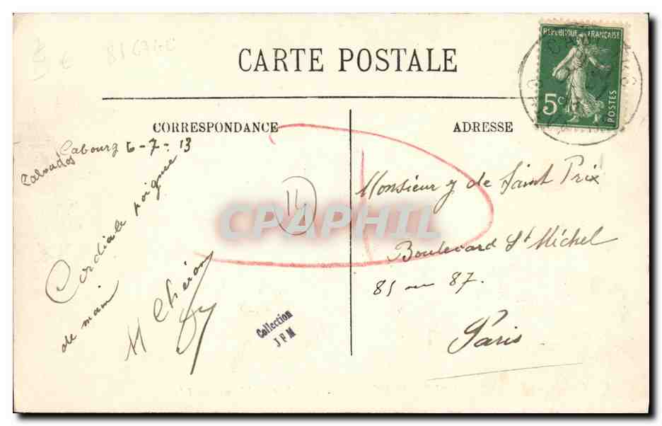 Dives — L'Hostellerie de Guillaume-le-Conquérant et la Rue de Lisieux — LL. — Rückseite