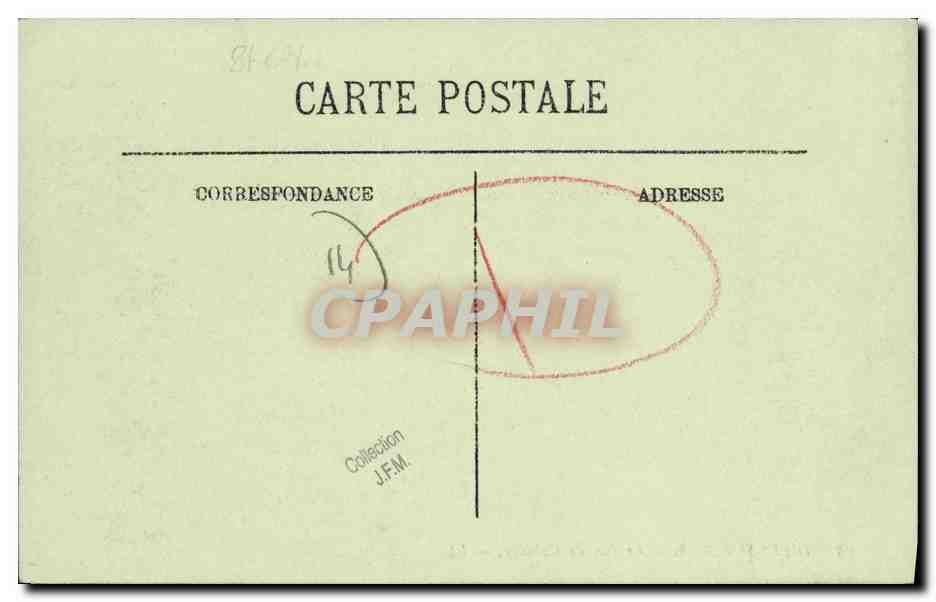CPA Dives sur Mer Le Bac de Cabourg — Rückseite