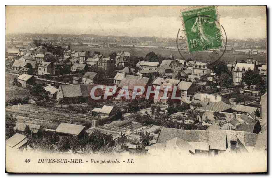 CPA Dives sur Mer Vue generale