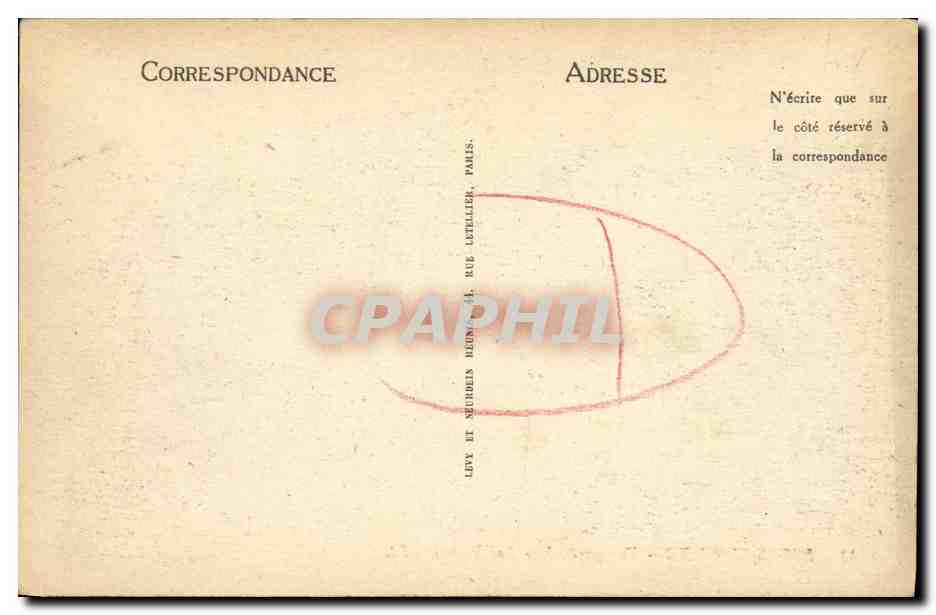 CPA Dives sur Mer Vue generale Les Usines Train  — Rückseite
