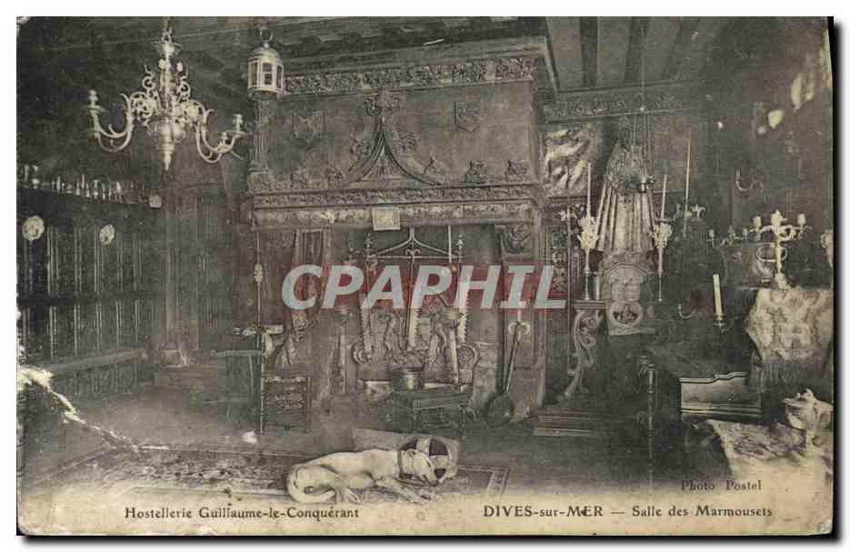 CPA Hostellerie Guillaume le Conquerant Dives sur Mer Salle des Marmousets