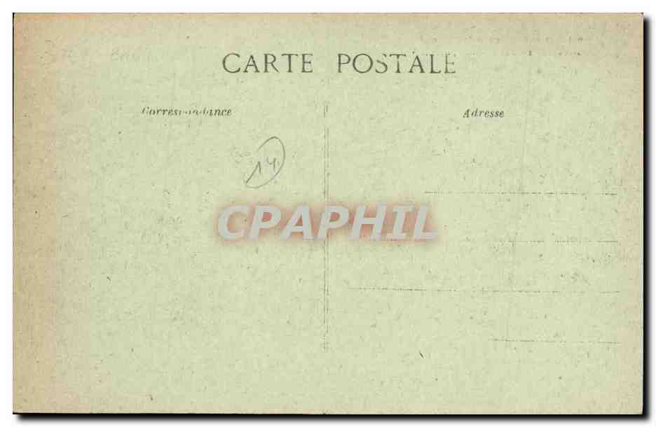 CPA Hostellerie Guillaume le Conquerant Dives sur Mer Cour Louis XIV — Verso