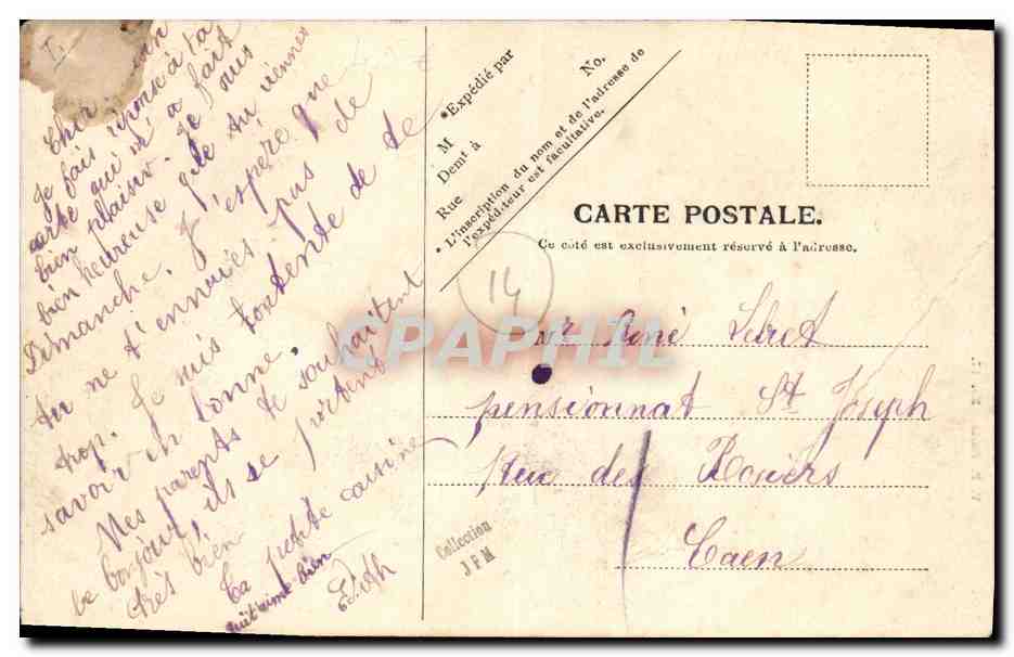 Dives — Route de Caen — Y. P. Paris — Back
