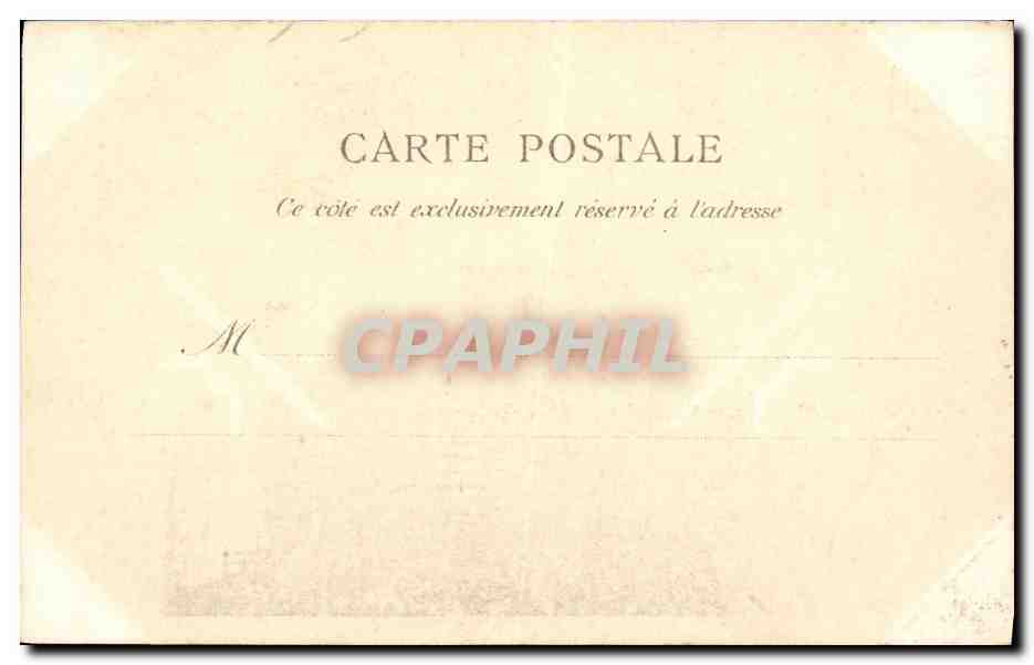Dives — Intérieur de l'hôtellerie de Guillaume le Conquérant — J. Bréchet, édit. Caen. Déposé — Rückseite