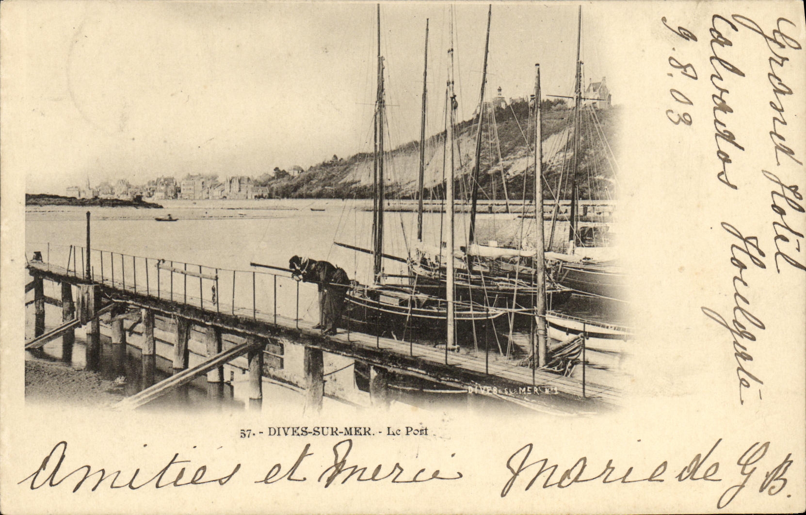 CPA Dives Sur Mer Le Port Bateaux