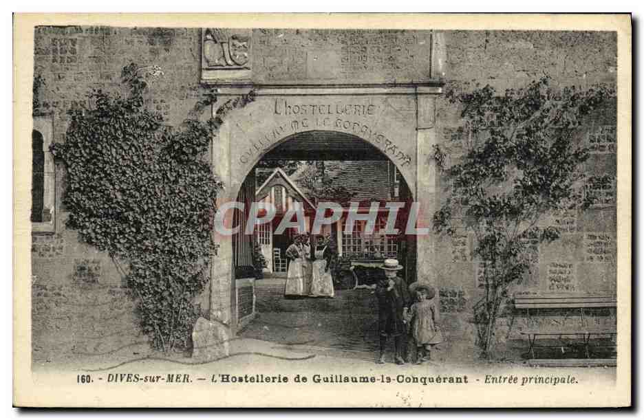 Dives-sur-Mer — L'Hostellerie de Guillaume-le-Conquérant — Entrée principale