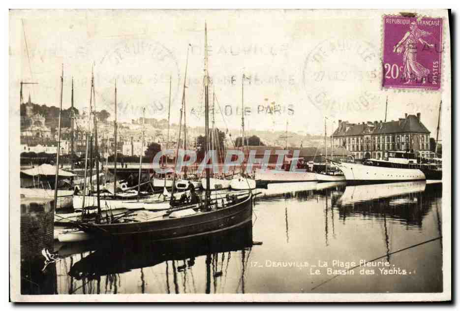 Deauville — La Plage Pleurie — Le Bassin des Yachts