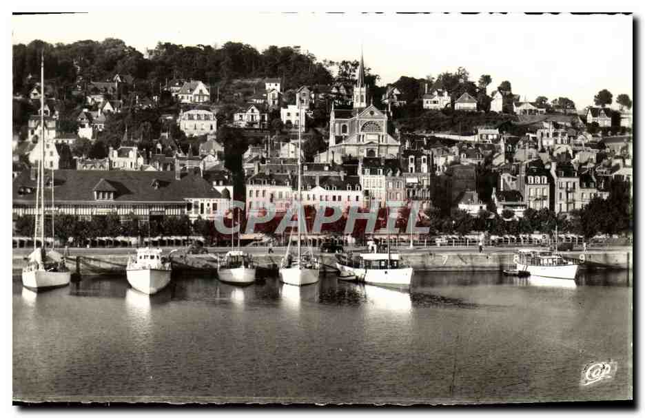 Deauville - Trouville — View of the Yacht Basin — C.A.P. Paris