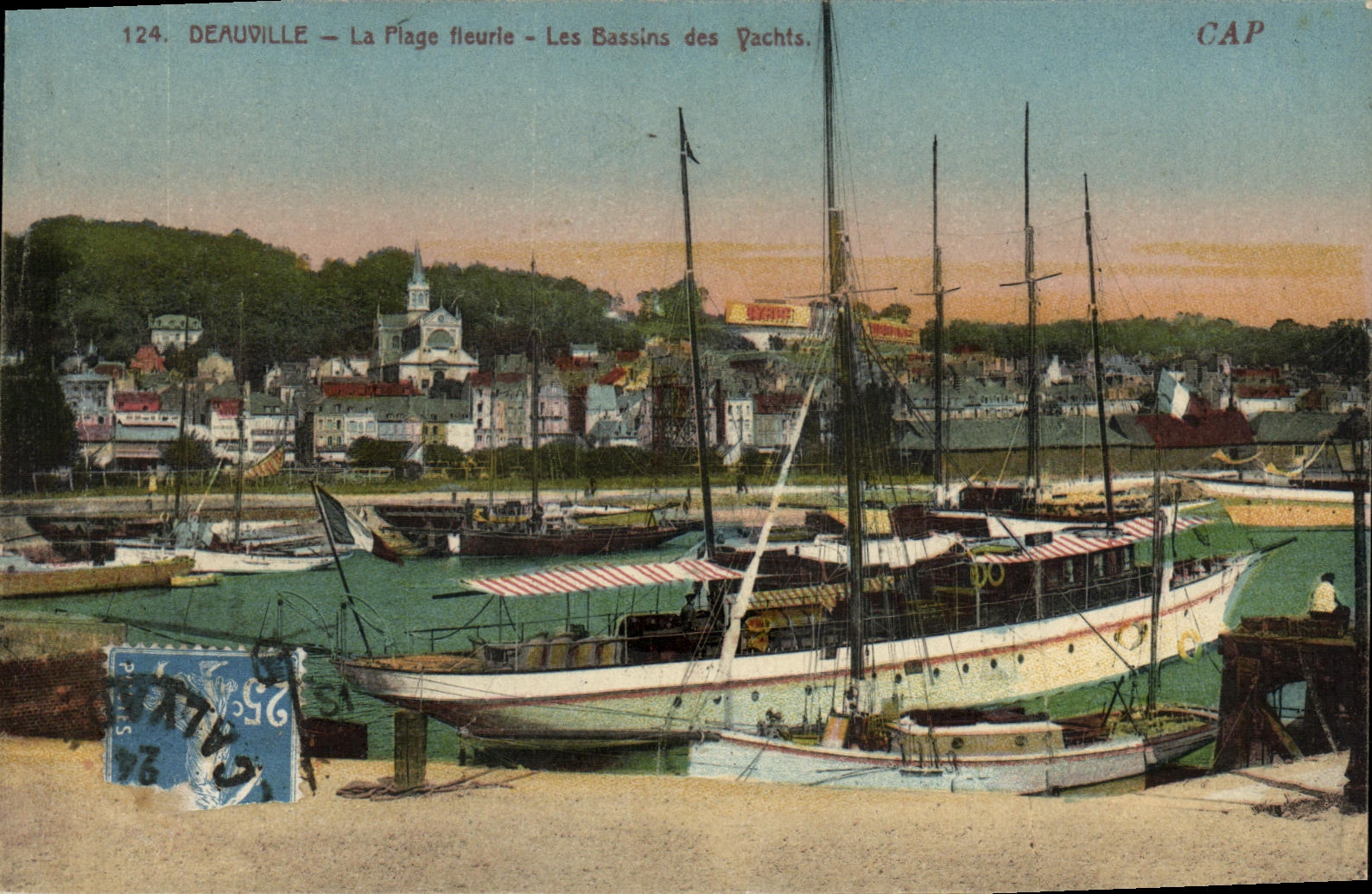 Deauville — La Plage fleurie — Les Bassins des Yachts — CAP