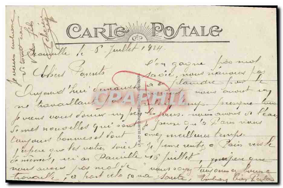 Deauville — La Plage fleurie — Les Bassins des Yachts — CAP — Verso