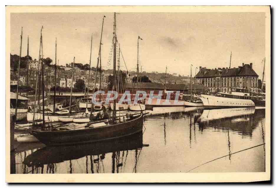 Deauville, la Plage Fleurie — Le Bassin des Yachts — Cartes 'La Cigugne', 25, Avenue de la République, Deauville