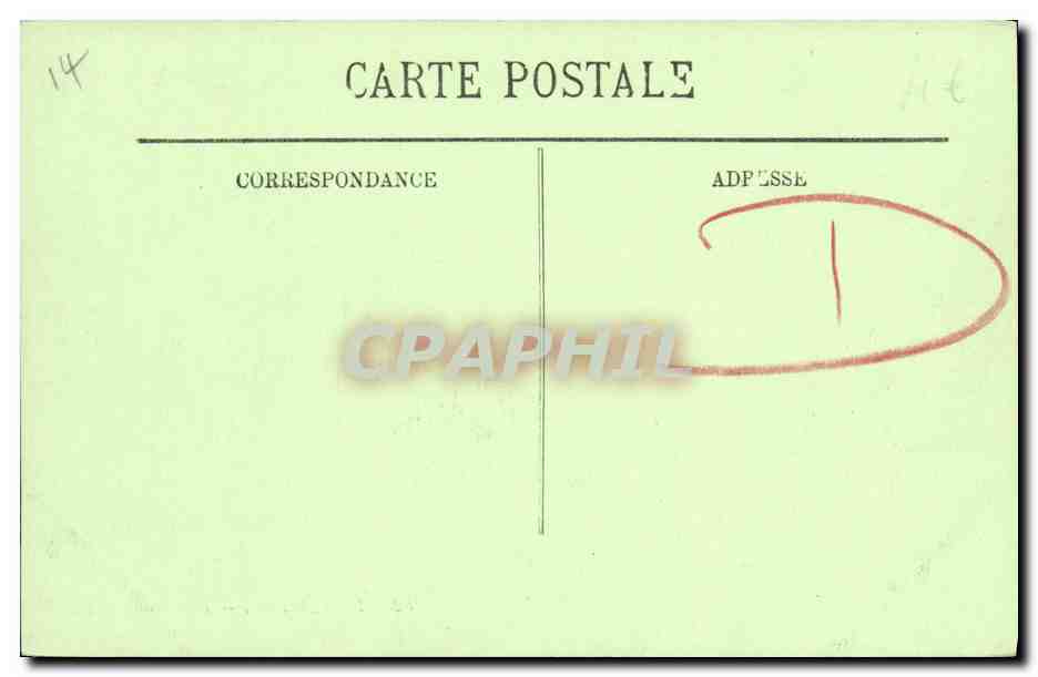 CPA Deauville Le Bassin Bateaux — Rückseite