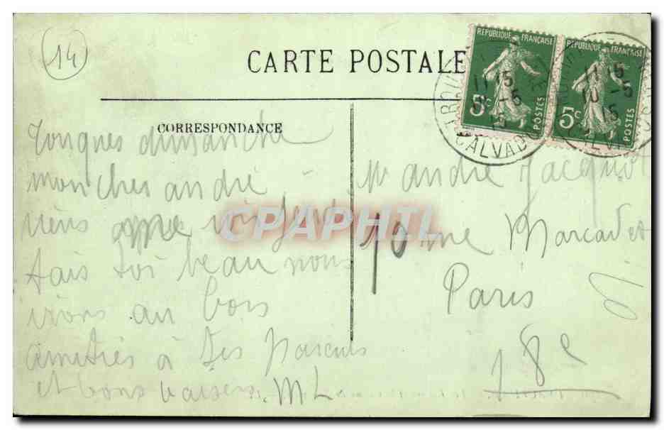 Deauville — Les Bassins et le Casino de Trouville — LL n°260 — Rückseite