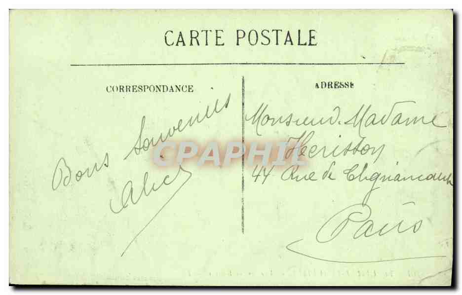 Trouville-Deauville — Vue sur les Bassins — LL, n°207 — Verso