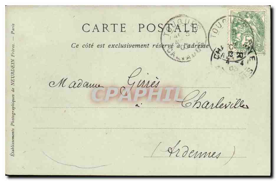 Deauville-sur-Mer — Les Bassins — Moiry — Rückseite