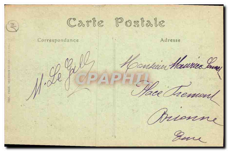 CPA Deauville Les Bassins des Yachts Bateaux — Verso