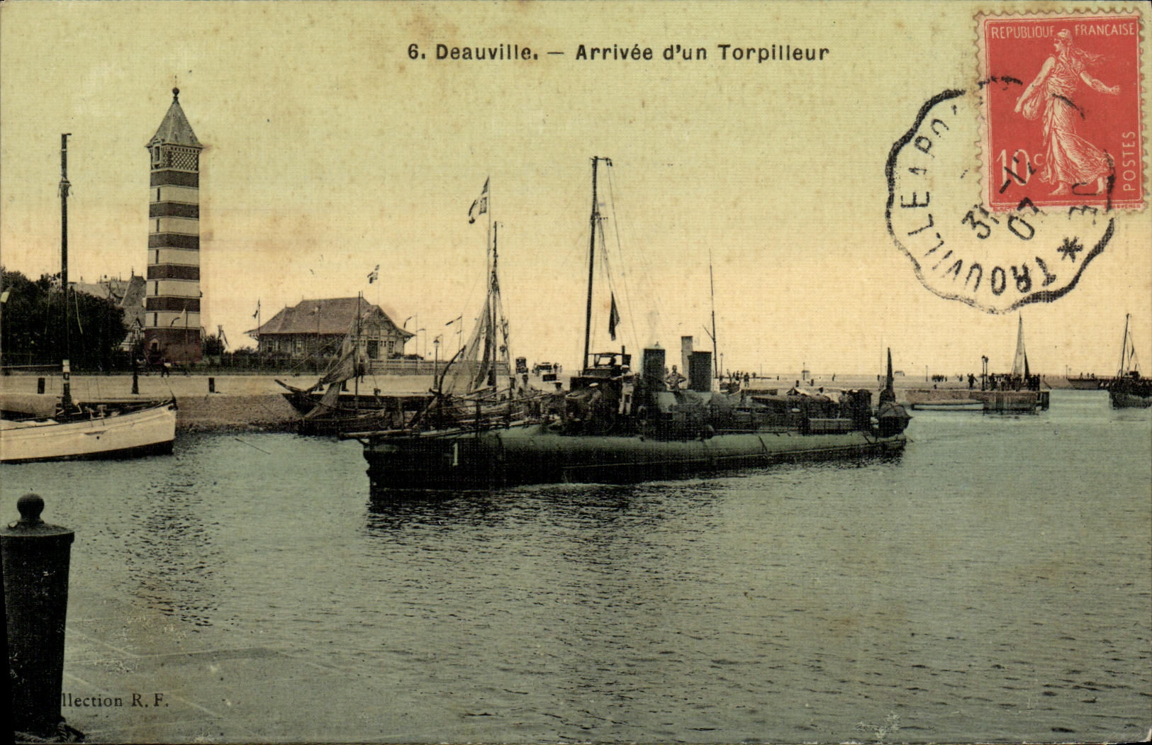 Deauville — Arrival of a Torpedo Boat — Collection R. F.