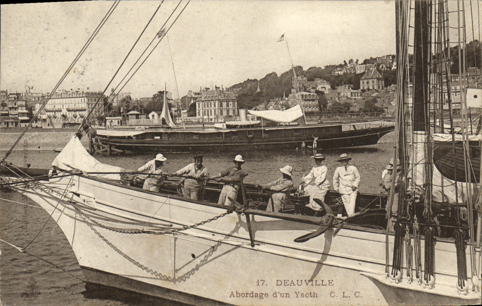 Anlegung eines Yachtes — Deauville — C. L. C. — n°17