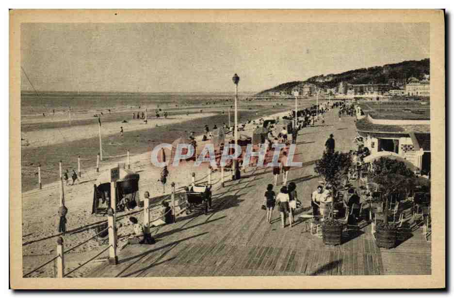 CPA Deauville Plage Fleurie Le Bar du Soleil 