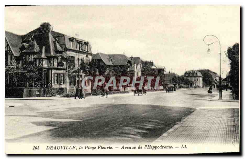 Deauville, la Plage Fleurie — Avenue de l'Hippodrome — LL