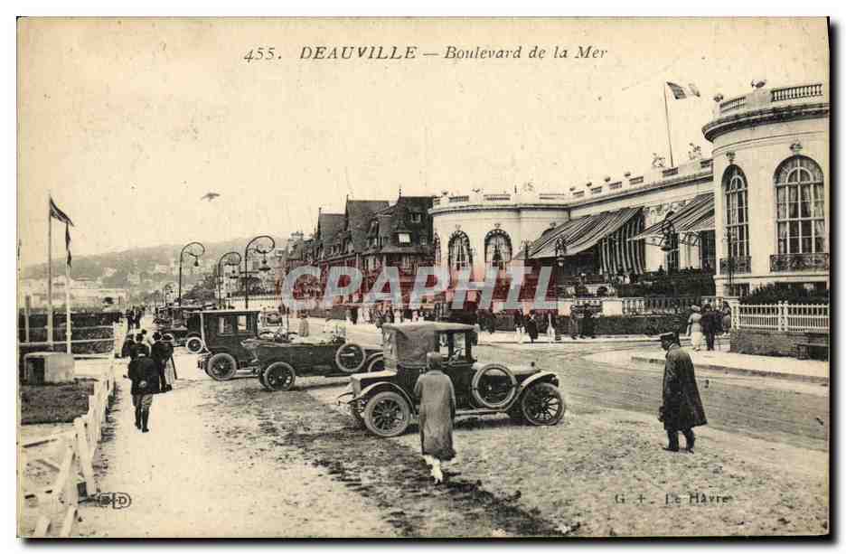 Deauville — Boulevard de la Mer — G. T. Le Havre