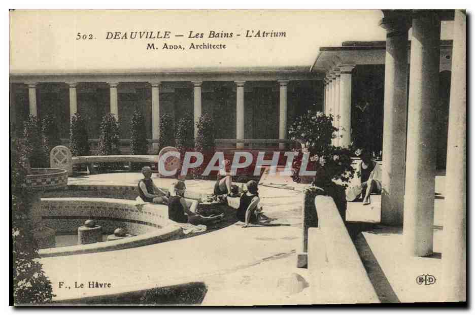 Deauville — Les Bains — L'Atrium — M. Adda, Architekt