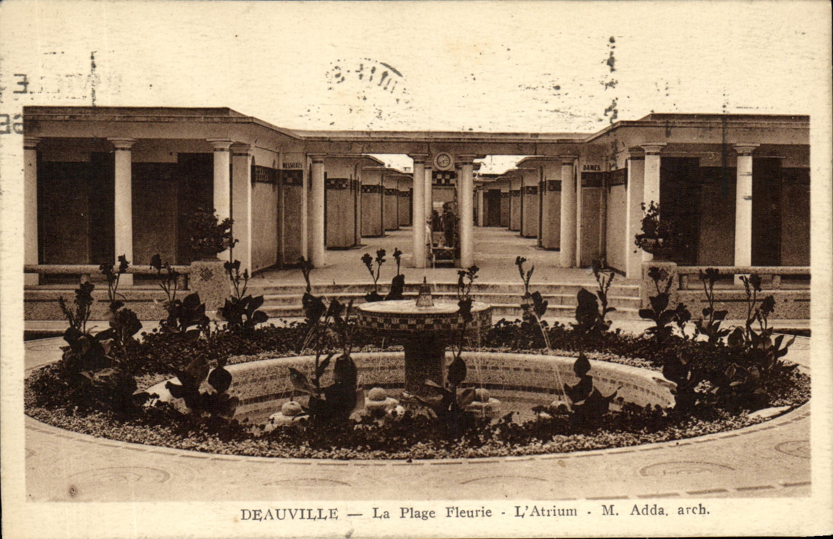 Deauville — La Plage Fleurie — L'Atrium — M. Adda, arch.