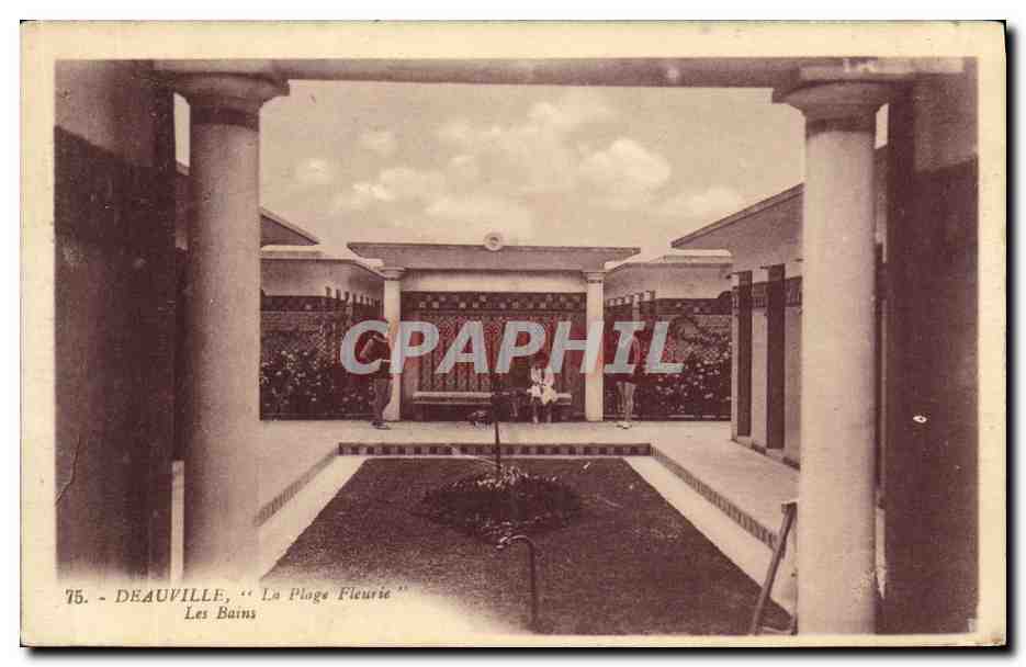 Deauville, 'La Plage Fleurie' — Les Bains — n°75
