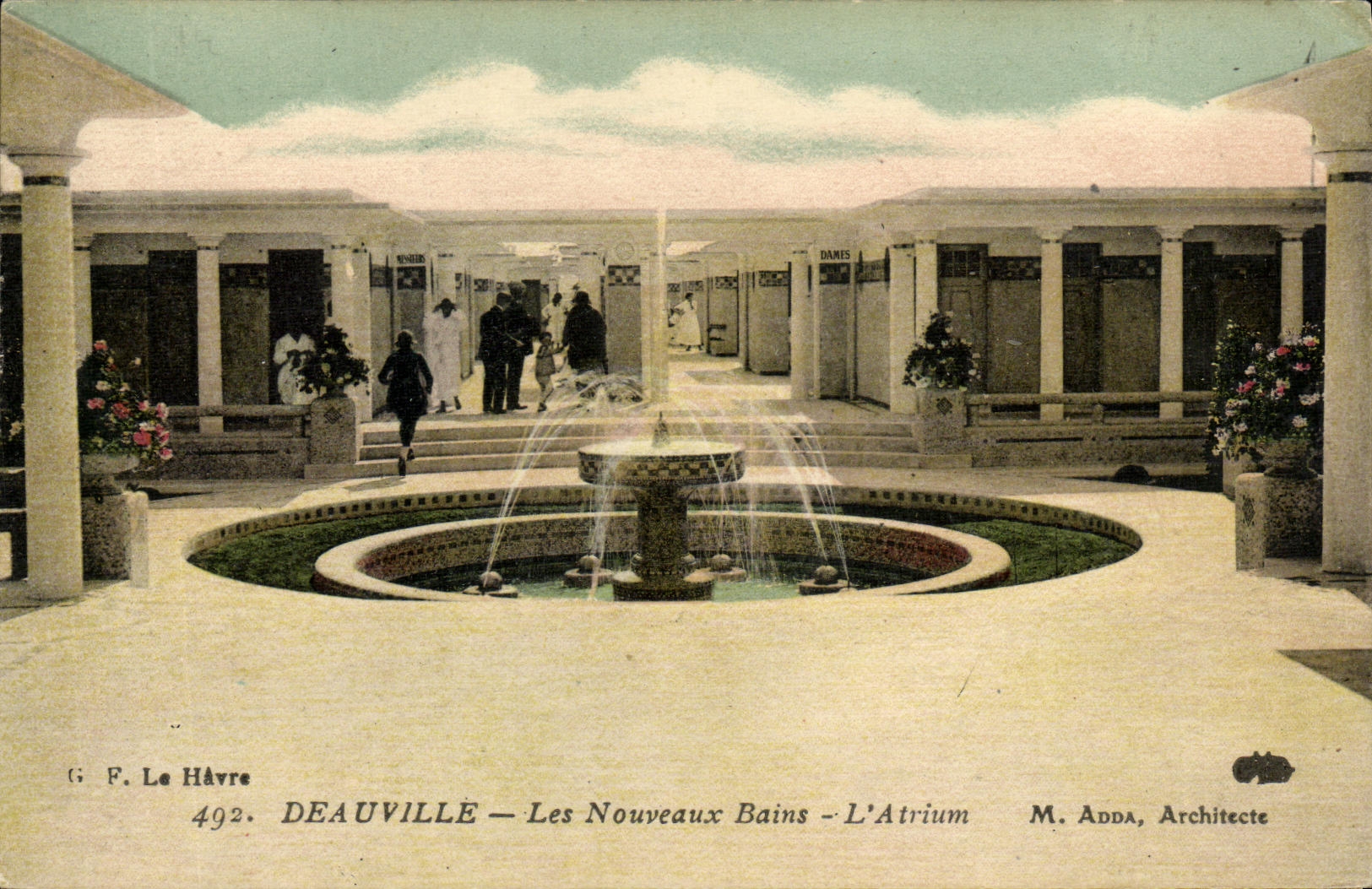 Deauville — Les Nouveaux Bains — L'Atrium — M. Adda, Architecte