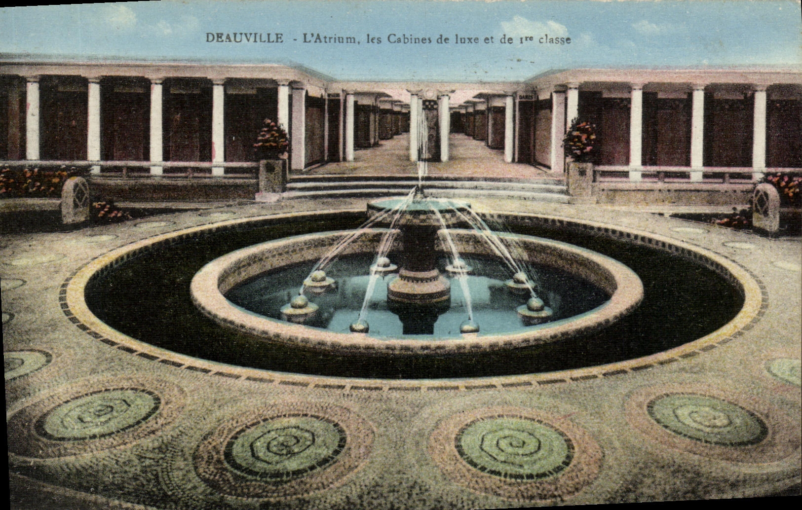 Deauville - The Atrium, the Luxury and First Class Cabins — unknown publisher, series number not visible