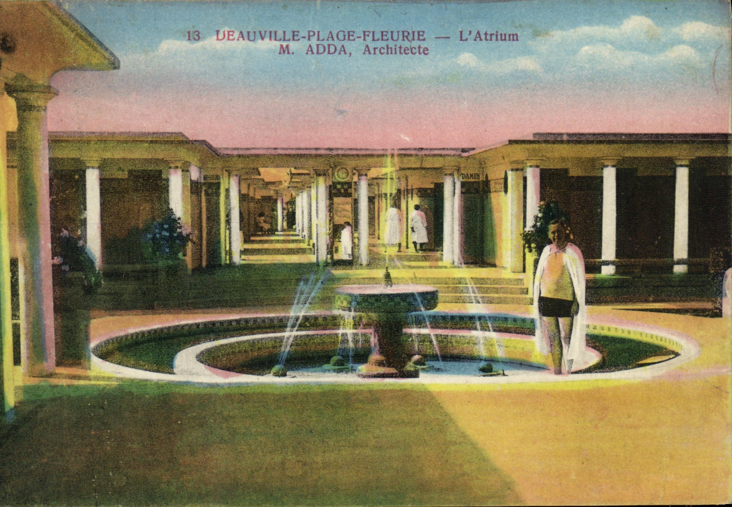 Deauville-Plage-Fleurie — L'Atrium — M. Adda, Architecte