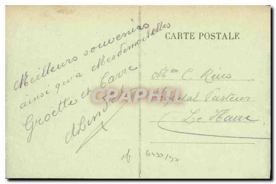 Deauville — Le Casino et les Jardins — Édit. Williams, n° 734 — Achterkant