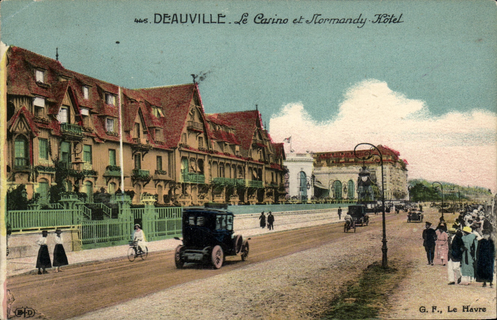 Deauville — Le Casino et Normandy Hôtel — G. F., Le Havre