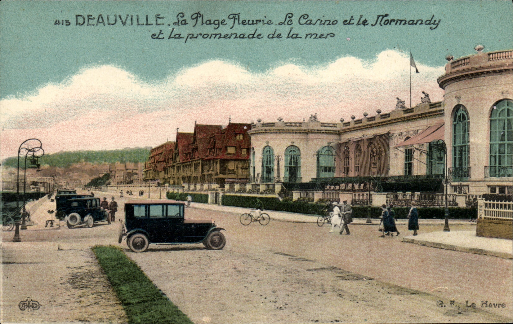 Deauville — The Flowered Beach, The Casino and the Normandy — G. F., Le Havre