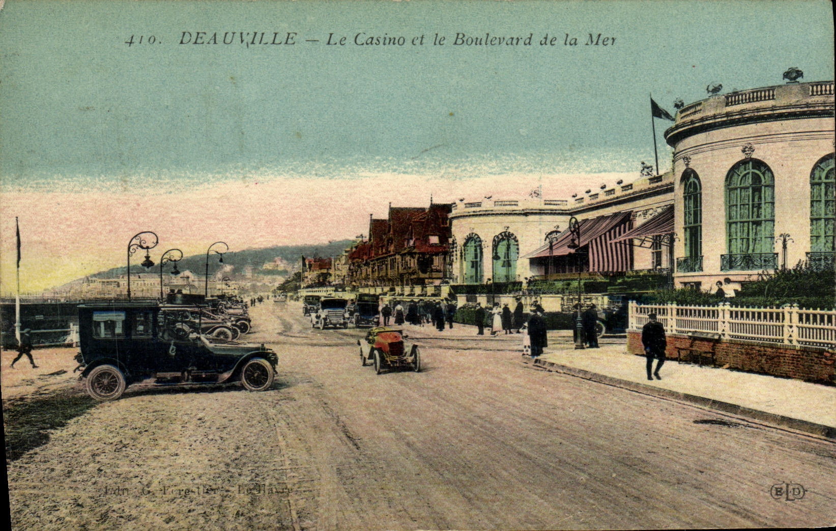 Deauville — Le Casino et le Boulevard de la Mer — Éditeur EDP, n° 410