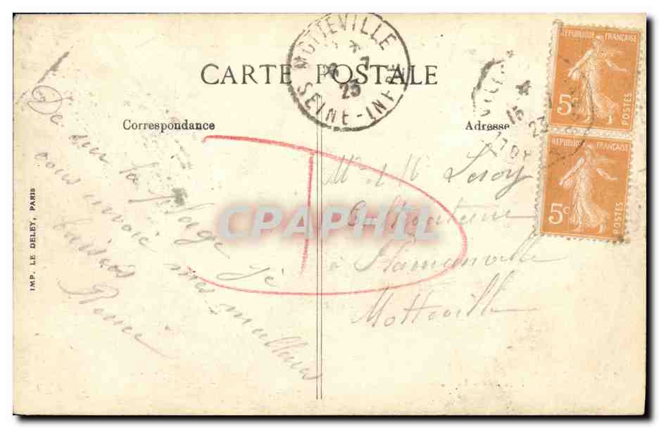Deauville — Le Casino et le Boulevard de la Mer — Éditeur EDP, n° 410 — Verso