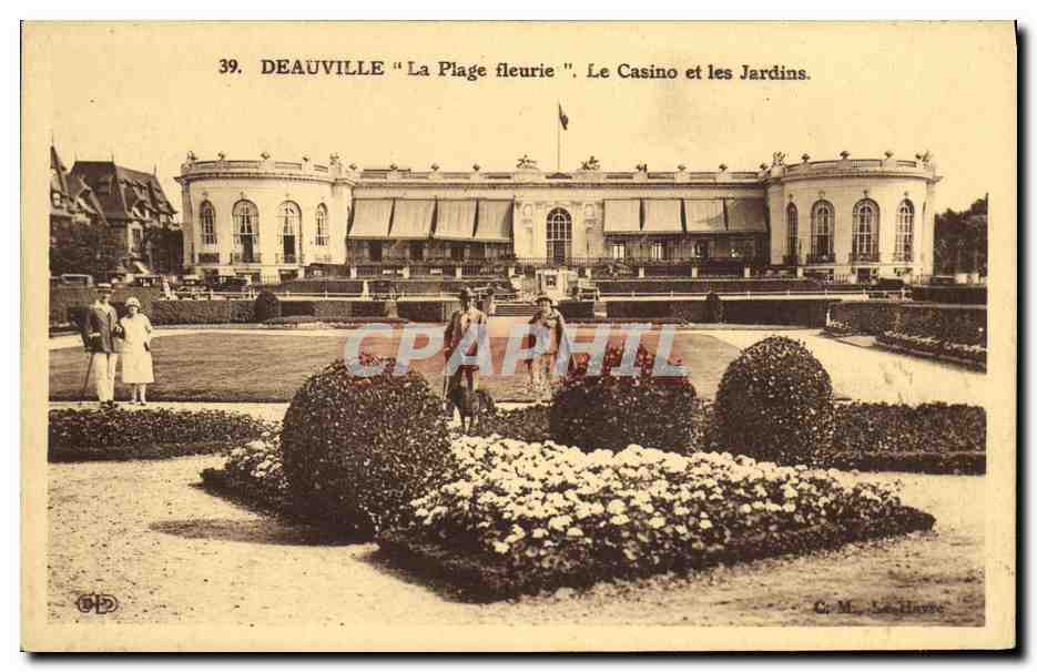 Deauville "La Plage fleurie" — The Casino and the Gardens — C.M. Le Havre, n°39