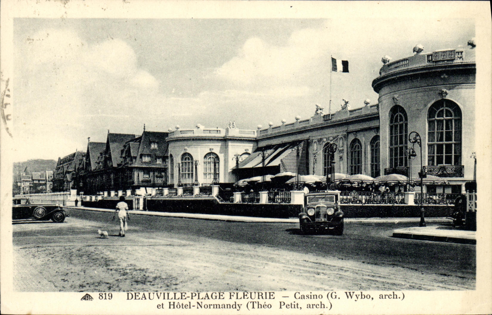 Deauville-Plage Fleurie — Casino et Hôtel-Normandy — G. Wybo et Théo Petit, architectes