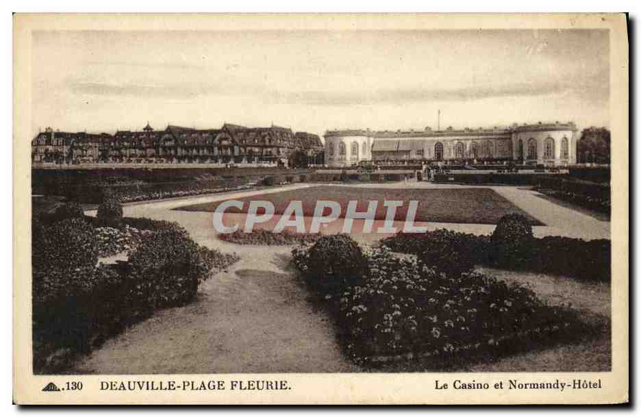Deauville-Plage Fleurie — El Casino y el Hotel Normandy — C° des Arts, Strasbourg