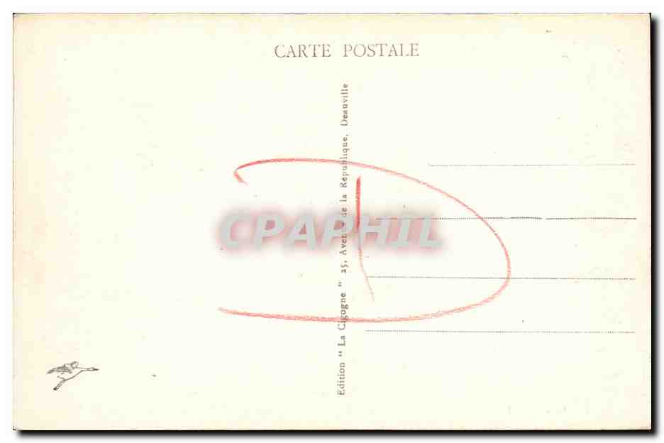 Deauville, la Plage Fleurie — Le Casino (G. Wybo, architecte) — Verso