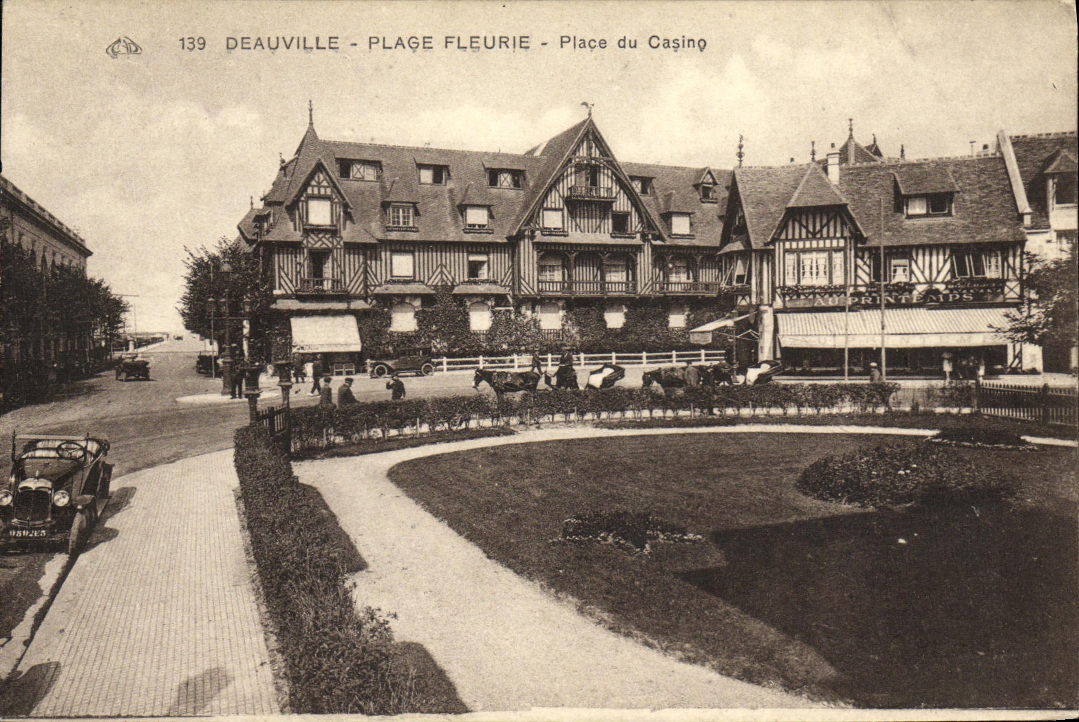 Deauville - Blühende Strandpromenade - Casino-Platz — Verlag: Druckerei PrinTEMPS