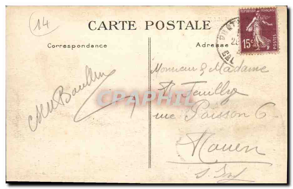 Deauville - La Plage Fleurie — Le Casino et le Normandy et la promenade de la mer — S. F., Le Havre, n°413 — Verso
