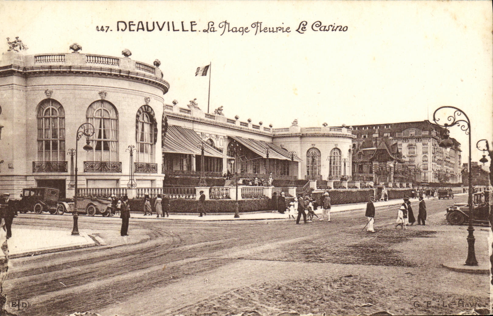 Deauville. La Plage Fleurie Le Casino — G.F. Le Havre, n°447